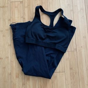 Fabletics high waisted seamless rib set
